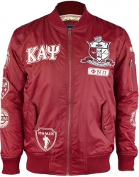 View Buying Options For The Big Boy Kappa Alpha Psi Divine 9 S1 Bomber Flight Mens Jacket