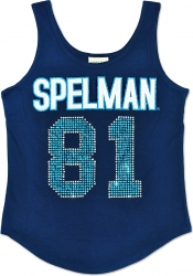 View Product Detials For The Big Boy Spelman College S2 Rhinestone Ladies Tank Top