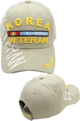 View Buying Options For The Korea Veteran Ribbons Text Shadow Mens Cap