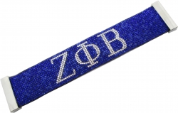 View Buying Options For The Zeta Phi Beta Austrian Crystal Bracelet With Magnet Closure