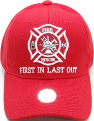 View Buying Options For The Fire Rescue First In Last Out Mens Cap