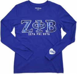 View Buying Options For The Big Boy Zeta Phi Beta Divine 9 S2 Long Sleeve Ladies Tee