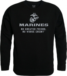 RapDom US Marines USMC Classic 30-Single Mens Tee [Black - 2XL ...