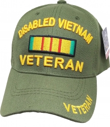 View Buying Options For The Disabled Vietnam Veteran Ribbon Mens Cap