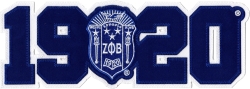 View Product Detials For The Zeta Phi Beta Crest 1920 Twill Iron-On Patch