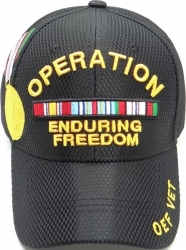 View Buying Options For The Operation Enduring Freedom Vet Medal Shadow Jersey Mesh Mens Cap