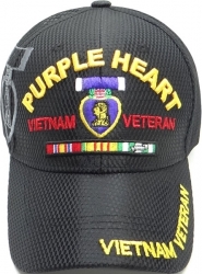 View Buying Options For The Purple Heart Vietnam Veteran Shadow Jersey Mesh Mens Cap