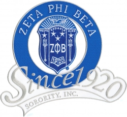 View Product Detials For The Zeta Phi Beta Sorority, Inc. Since 1920 Iron-On Patch