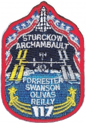 View Buying Options For The NASA STS-117 Launch Iron-On Patch