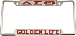 View Buying Options For The Delta Sigma Theta Golden Life License Plate Frame