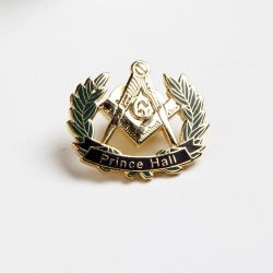 View Buying Options For The Prince Hall Mason Peace Wreath Lapel Pin