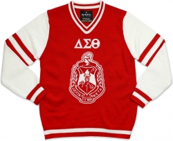 View Buying Options For The Big Boy Delta Sigma Theta Divine 9 S4 Ladies V-Neck Sweater