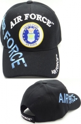 View Product Detials For The Air Force Emblem Shadow Text Mens Cap