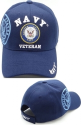 View Product Detials For The Navy Veteran Shadow Mens Cap