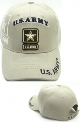 View Product Detials For The U.S. Army Star Arch Text Shadow Mens Cap