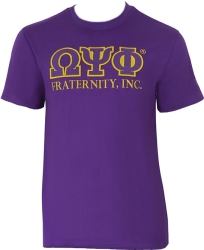 View Buying Options For The Omega Psi Phi Luxury Embroidered Mens Tee