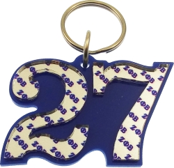 View Buying Options For The Zeta Phi Beta Line #27 Key Chain