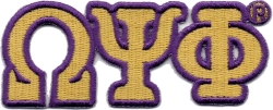 View Buying Options For The Omega Psi Phi Connected Greek Letter Patch