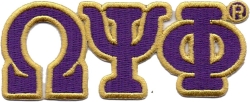 View Buying Options For The Omega Psi Phi Connected Greek Letter Patch