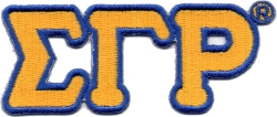 View Buying Options For The Sigma Gamma Rho Connected Greek Letter Patch