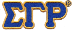 View Buying Options For The Sigma Gamma Rho Connected Greek Letter Patch