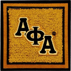 View Buying Options For The Alpha Phi Alpha Square Chenille Sew-On Patch