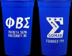 View Buying Options For The Phi Beta Sigma Plastic Stadium Cups [Pre-Pack]