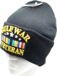 View Buying Options For The Gulf War Veteran Mens Cuffed Beanie Cap