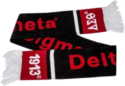 View Buying Options For The Delta Sigma Theta Sorority Ladies Knit Scarf