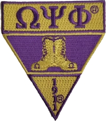 View Buying Options For The Omega Psi Phi Military Style Iron-On Patch