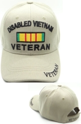 View Buying Options For The Disabled Vietnam Veteran Ribbon Mens Cap