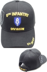 View Buying Options For The 8th Infantry Division C1265 Side Shadow Mens Cap