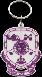 View Buying Options For The Sigma Lambda Beta PVC Crest Key Chain