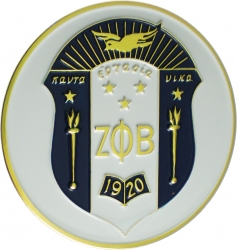 View Buying Options For The Zeta Phi Beta Classic Round Car Badge