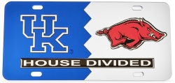 View Buying Options For The Kentucky + Arkansas House Divided Split License Plate Tag