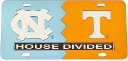 View Buying Options For The North Carolina + Tennessee House Divided Split License Plate Tag