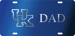 View Buying Options For The University of Kentucky Dad Laser Cut Inlaid UK Logo Mirror Car Tag