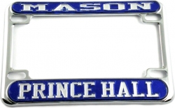 View Buying Options For The Mason Prince Hall Motorcycle License Plate Frame