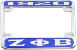 View Buying Options For The Zeta Phi Beta 1920 Motorcycle License Plate Frame