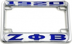 View Buying Options For The Zeta Phi Beta 1920 Motorcycle License Plate Frame