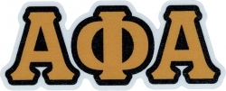 View Buying Options For The Alpha Phi Alpha Reflective Decal Letters Sticker