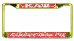 View Buying Options For The Kappa Alpha Psi Domed License Plate Frame