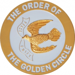 View Buying Options For The Order of the Golden Circle Symbol Round Car Emblem