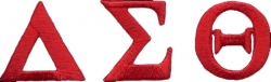 View Buying Options For The Delta Sigma Theta Small Letters Iron-On Patch Set