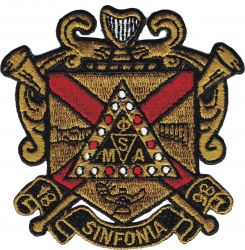 View Buying Options For The Phi Mu Alpha Sinfonia Shield Iron-On Patch