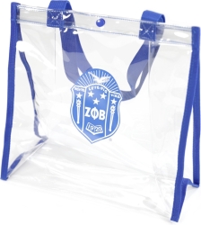 View Buying Options For The Big Boy Zeta Phi Beta Divine 9 S141 Clear Tote Bag