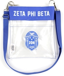 View Buying Options For The Big Boy Zeta Phi Beta Divine 9 S141 Clear Cross Bag