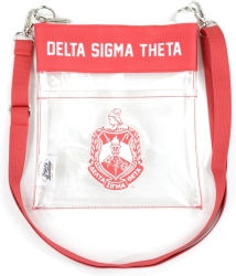 View Buying Options For The Big Boy Delta Sigma Theta Divine 9 S141 Clear Cross Bag