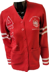 View Buying Options For The Buffalo Dallas Delta Sigma Theta Chenille Varsity Cardigan