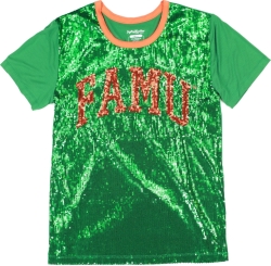 View Buying Options For The Big Boy Florida A&M Rattlers S7 Ladies Sequins Tee